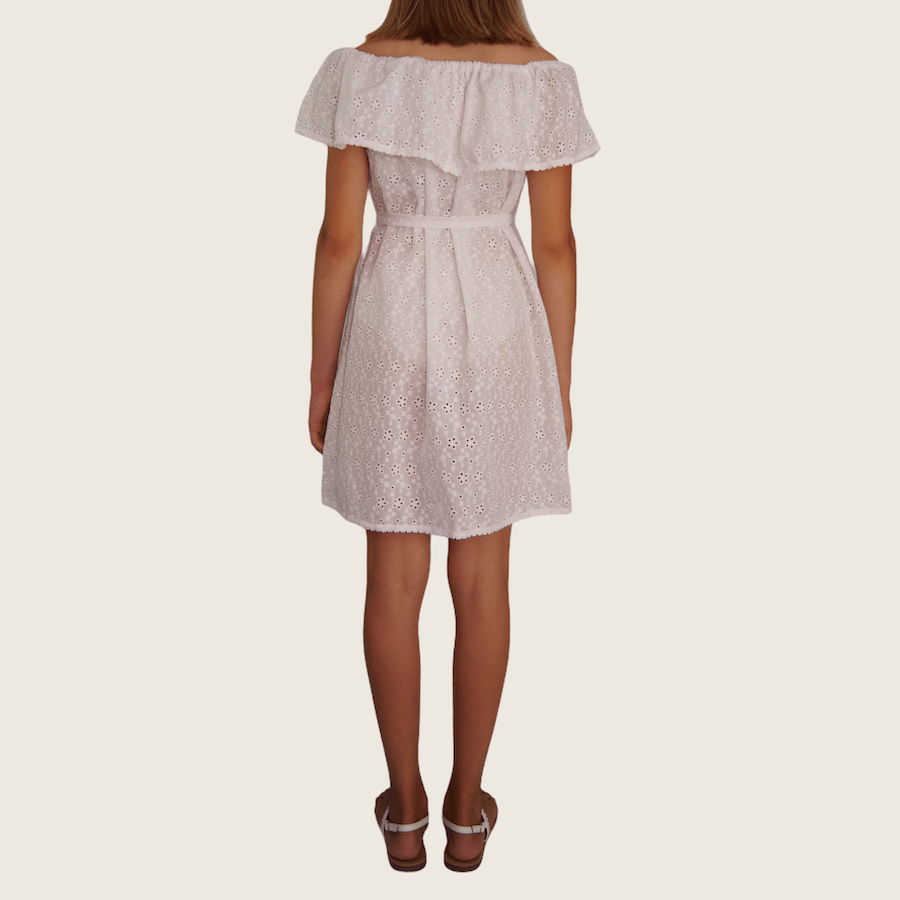 Robe courte blanc<br>Limitée 11 pièces – Image 3