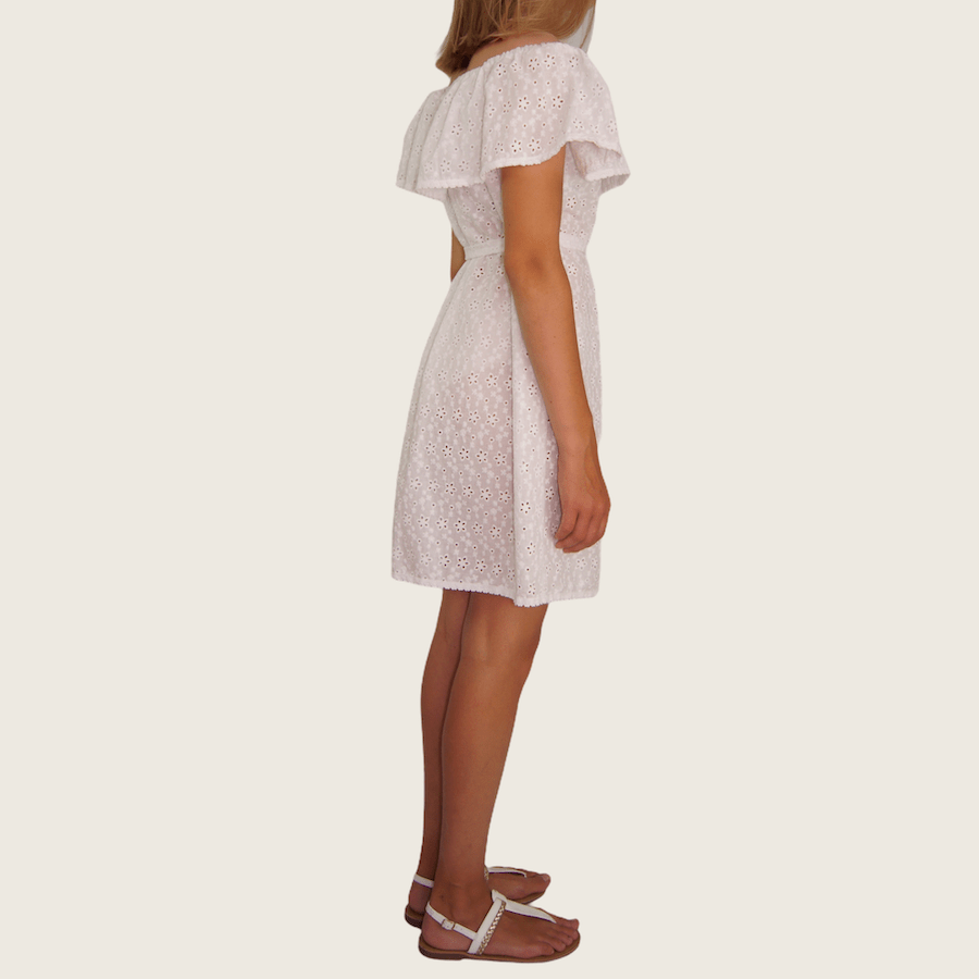 Robe courte blanc<br>Limitée 11 pièces – Image 4