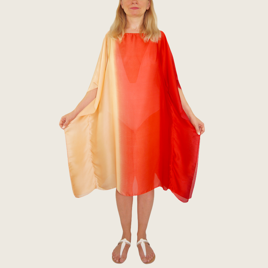 Tunique rouge jaune<br>
Exemplaire unique – Image 3